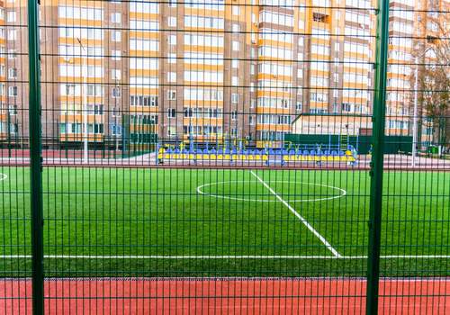 2Д забор для футбольной площадки в Кстове